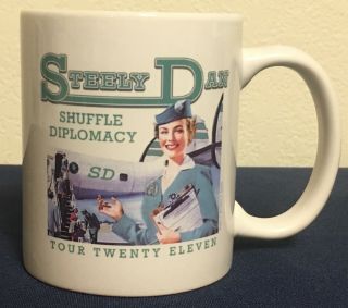 2011 Steely Dan Shuffle Diplomacy Tour Coffee Cup Mug