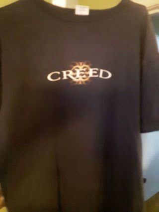Creed Tour T - Shirt Human Clay Tour Large