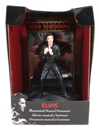 Elvis Presley Illuminated Musical Ornament Standing " That 