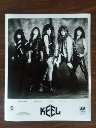 Keel A&m Records 8x10 Promo Photo
