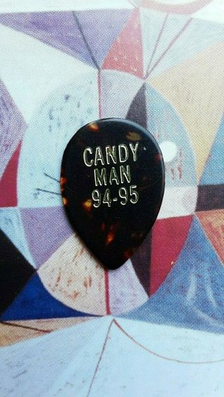 Toto Steve Lukather Candy Man 94 - 95 Tour Teardrop Tort Guitar Pick