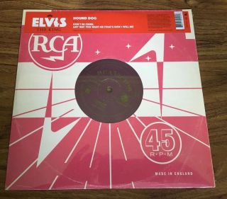 Elvis 10” Ltd Edition Ep Vinyl Record Hound Dog Rca