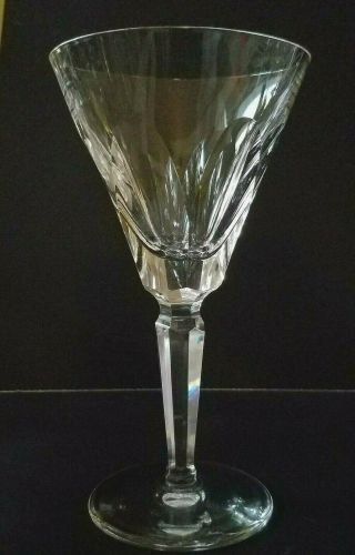 Tasteful Crystal Water Goblet 3 - 7/8 " X 7 " Tall Vintage Sheila Pattern