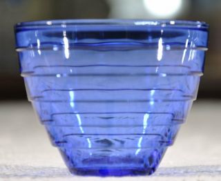 Vintage Hazel - Atlas Moderntone Custard Cup Ritz Blue Depression Glass