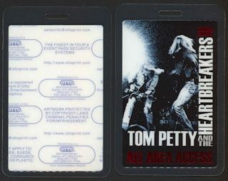 2005 Tom Petty And The Heartbreakers Laminated Otto Backstage Pass - Foil Versio