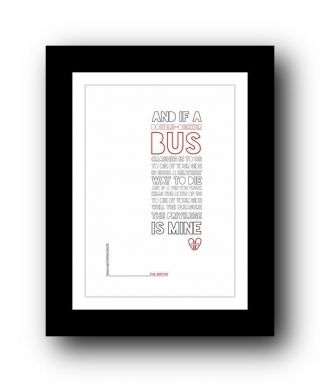 The Smiths ❤ There Is A Light That Never Goes Out ❤ Typography Poster Art Print