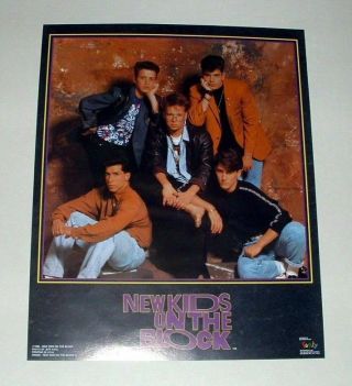 KIDS ON THE BLOCK POSTER 3 - 16X20 - FUNKY - 1990 2