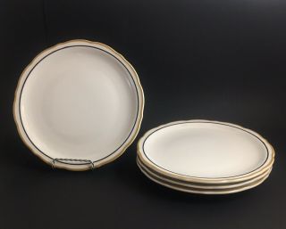 Vintage Syracuse China 9 3/8 " Dinner Plates Set Of 4 Diner Restaurant Ware
