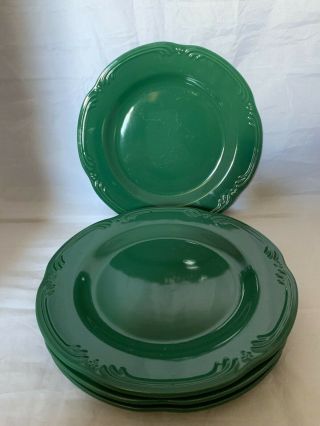 Pfaltzgraff Winterberry Emerald 10 Inch Dinner Plate Plates Set Of Four