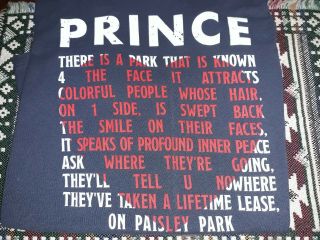Prince Tee - Shirt An Official Paisley Park Rogers Nelson Is