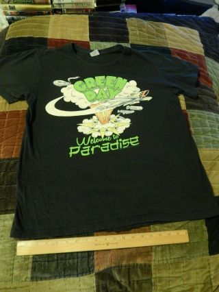 Green Day " Welcome To Paradise " Dookie (size: Lg) Rock Album Cover T - Shirt ^ V ^