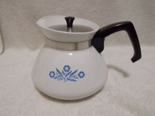 Corning Ware Blue Cornflower 6 Cup Tea Pot