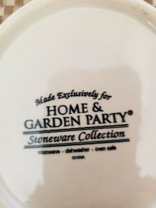 Celebrating Home & Garden Party Veranda Basketweave Leaf Ivory Spoon Rest 4