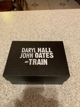 Nib 2018 Hall & Oates And Train Set Of 2 Vip Metal Shot Glasses -