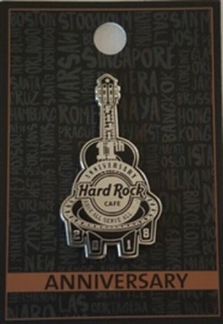 Fiji 11th Anniversary Tanoa Guitar Hard Rock Cafe Pin Limited Edition 100 Rare