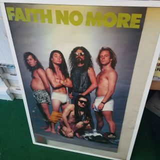 Faith No More Poster 1991 Rare Vintage Collectible Oop Band Shot