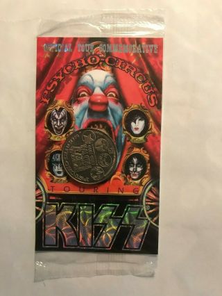 Kiss Psycho Circus Gene Simmons Commemorative Tour Coin