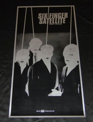 Six Finger Satellite Severe Exposure 1995 Promo Poster Sub Pop 33 " X 17.  5 "