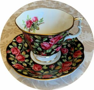 Merrie England Series Royal Albert Trentham Tea Cup And Saucer Chintz Roses