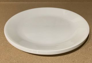 Corning Ware Set Of 4 Dinner Plate Dazzling White Corelle Vitrelle