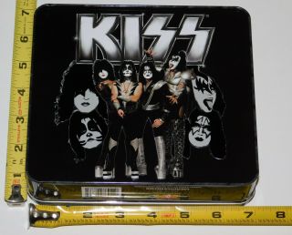 KISS Band Pez Set Tin Box Set 2012 Gene Simmons Paul Stanley Eric Tommy 4
