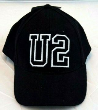 U2 Black Baseball Truckers Cap Band Fan Licensed Merchandise Embroidered Hat