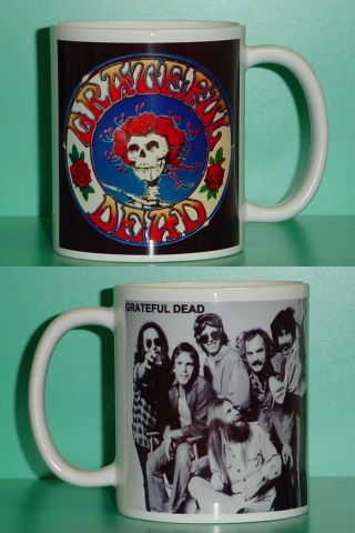 Grateful Dead - Jerry Garcia - With 2 Photos - Designer Collectible Gift Mug