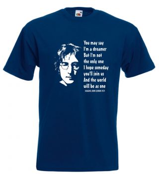 John Lennon Imagine T Shirt Paul Mccartney Ringo Starr George Harrison Beatles