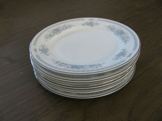 6 Christine - Fine Porcelain China 6.  5 " Bread Butter Plates Euc