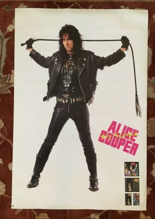Alice Cooper Hey Stoopid Rare Promotional Poster From 1991