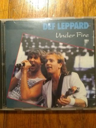 Vtg Def Leppard Rare 1980 & 1983 Live Concert Audio Cd Tour Germany & Uk Under
