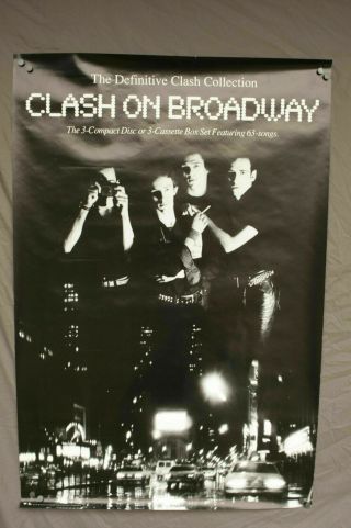The Clash On Broadway 1991 Promo Poster 90 