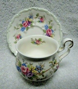 Royal Albert Colleen Blue Edge Demitasse Cup and Saucer 3