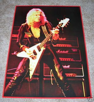 Michael Schenker Scorpions Ufo Msg Flying V Gibson Guitar Posters