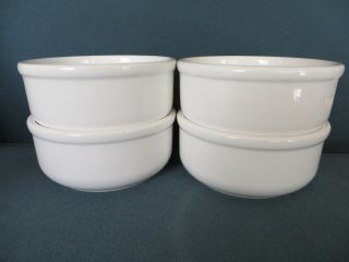 4 Waechtersbach Spain Solid Colours White Coupe Cereal Bowl (s) 5 - 1/4 "
