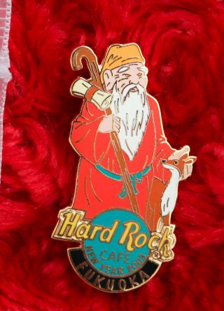 Hard Rock Cafe Pin Fukuoka 2003 Year Pin 7 God Series Man In Robe