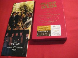 Byrds 4x Cd,  Dvd,  Book Box Set There Is A Season Rarities
