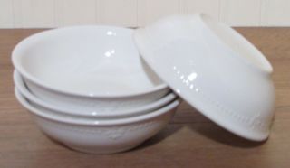 Pfaltzgraff Pearl Brocade Cereal Bowls Set Of 4 Made In The Usa