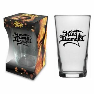 King Diamond - " Logo " - Beer Glass - Official Product - U.  K.  Seller