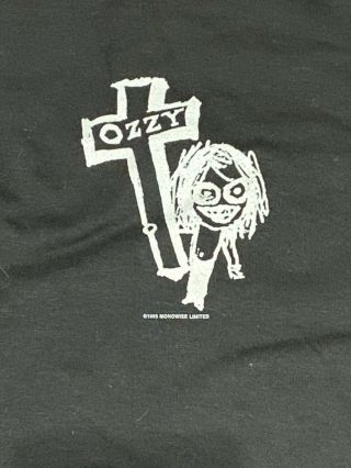 Ozzy Osbourne Vintage 1995 Concert Tour Crew Shirt Xl Never Worn