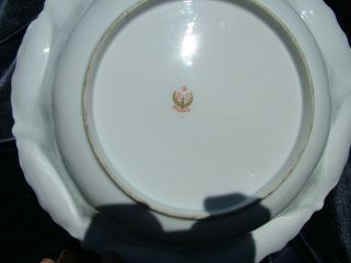 VINTAGE RS PRUSSIA RED MARK WITH PINK ROSES 11 