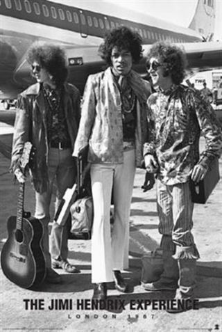Jimi Hendrix Poster Experience London 1967 Jimmy The
