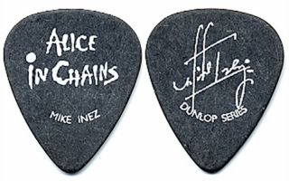 Alice In Chains Mike Inez Authentic 1997 Dunlop Artist Series Guitar Pick Aic