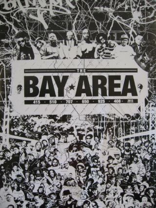 V/a - Bay Area Rappers Poster Mac Dre,  Too Short,  E - 40,  Keak Da Sneak,  More