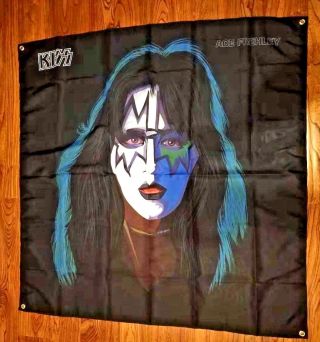 Ace Frehley Solo Album Flag Banner Cloth Poster 4 Ft X 4 Ft Kiss