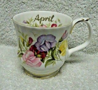 Royal Albert Flower Of The Month April Mug 1970