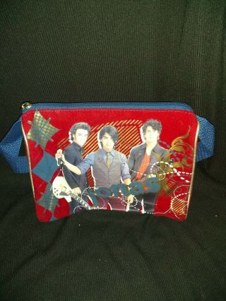 Jonas Brothers Carrying Zip Up Bag With Blue Strap
