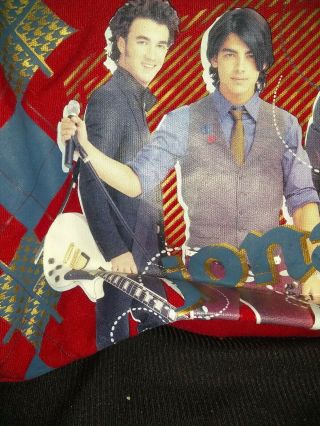 Jonas Brothers carrying zip up Bag with blue strap 2