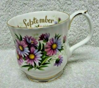 Royal Albert Flower Of The Month September Mug 1970
