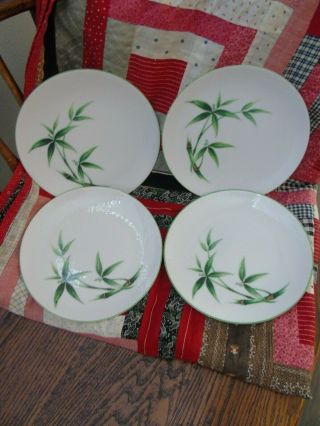 Vintage Craftsman China Salad Plates 350 Orient 7 5/8 " Set Of 4 Vgc